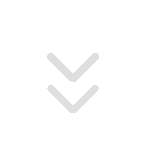 Gray double arrow pointing downward on black background